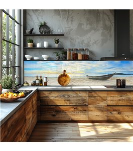 Glas Küchenrückwand 6 mm ESG Motive KRWM-0844
