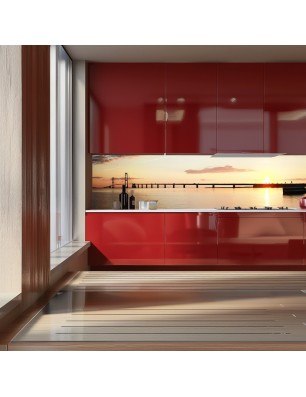 Glas Küchenrückwand 6 mm ESG Motive KRWM-0884