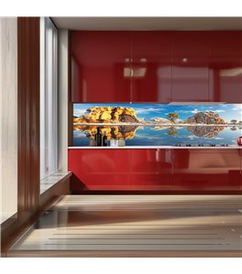 Glas Küchenrückwand 6 mm ESG Motive KRWM-0890