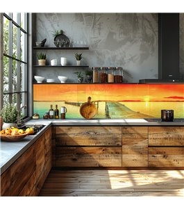 Glas Küchenrückwand 6 mm ESG Motive KRWM-0892