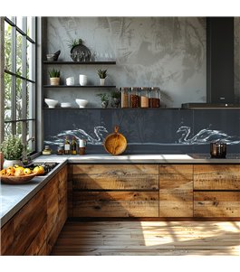 Glas Küchenrückwand 6 mm ESG Motive KRWM-0896