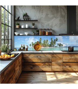 Glas Küchenrückwand 6 mm ESG Motive KRWM-0898
