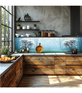 Glas Küchenrückwand 6 mm ESG Motive KRWM-0899