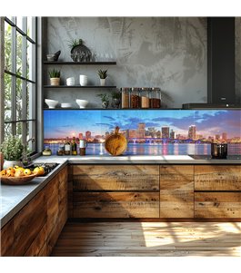 Glas Küchenrückwand 6 mm ESG Motive KRWM-0906