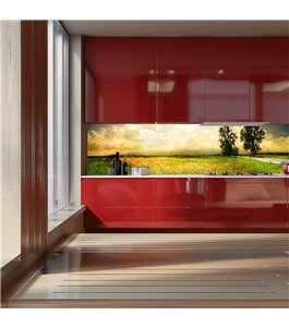 Glas Küchenrückwand 6 mm ESG Motive KRWM-0909