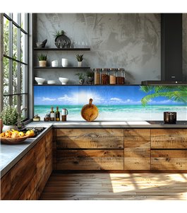 Glas Küchenrückwand 6 mm ESG Motive KRWM-0915
