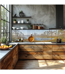 Glas Küchenrückwand 6 mm ESG Motive KRWM-0927