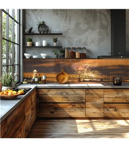 Glas Küchenrückwand 6 mm ESG Motive KRWM-0934