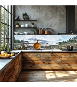 Glas Küchenrückwand 6 mm ESG Motive KRWM-0956