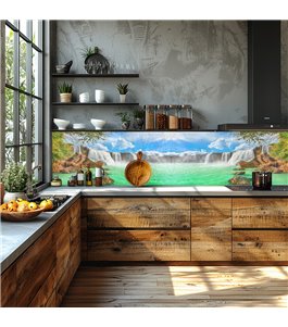 Glas Küchenrückwand 6 mm ESG Motive KRWM-0970