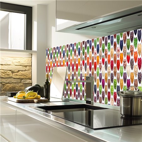 Glas Küchenrückwand 6 mm ESG Motive KRWM-0972