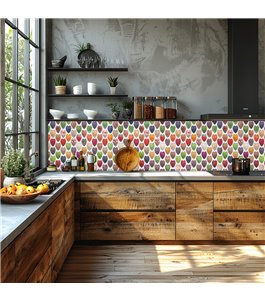 Glas Küchenrückwand 6 mm ESG Motive KRWM-0972