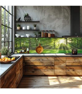 Glas Küchenrückwand 6 mm ESG Motive KRWM-0974