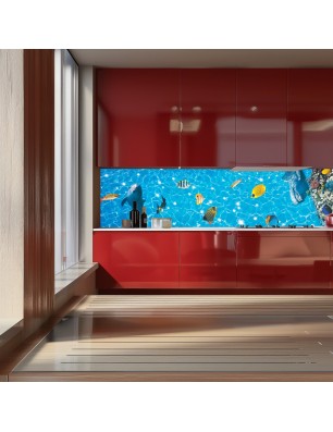 Glas Küchenrückwand 6 mm ESG Motive KRWM-0977