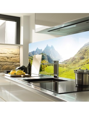 Glas Küchenrückwand 6 mm ESG Motive KRWM-0978