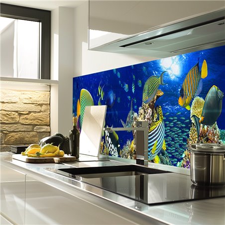 Glas Küchenrückwand 6 mm ESG Motive KRWM-0981