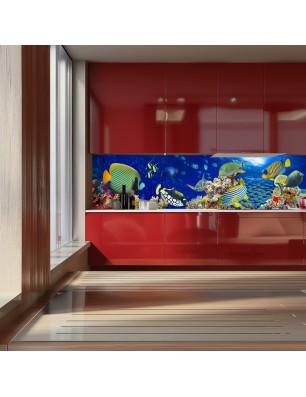 Glas Küchenrückwand 6 mm ESG Motive KRWM-0981