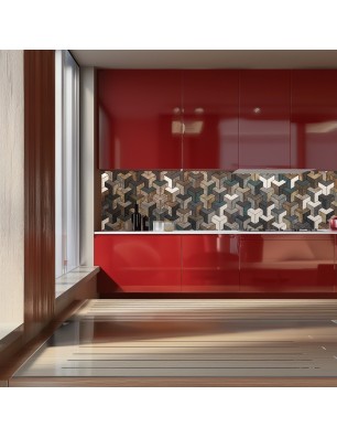 Küchenrückwand Platte 6 mm ESG Fliesenmotive KRWF-03-17