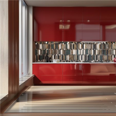 Küchenrückwand Platte 6 mm ESG Fliesenmotive KRWF-17-30