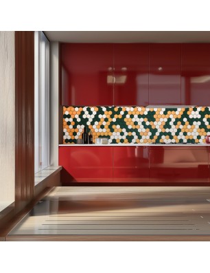 Küchenrückwand Platte 6 mm ESG Fliesenmotive KRWF-30-02