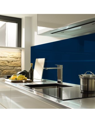Küchenrückwand Glas 6 mm ESG Ral-Töne KRWR-5003