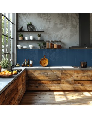 Küchenrückwand Glas 6 mm ESG Ral-Töne KRWR-5003