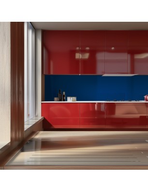 Küchenrückwand Glas 6 mm ESG Ral-Töne KRWR-5003