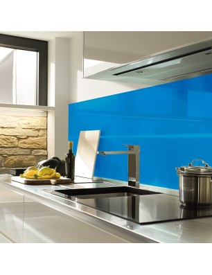Küchenrückwand Glas 6 mm ESG Ral-Töne KRWR-5015