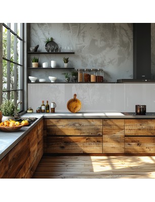 Küchenrückwand Glas 6 mm ESG Ral-Töne KRWR-7004