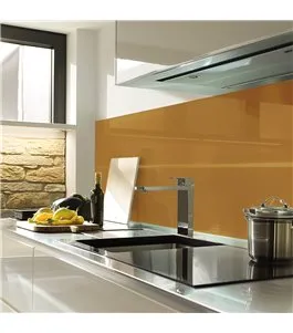 Küchenrückwand Glas 6 mm ESG Ral-Töne KRWR-8001