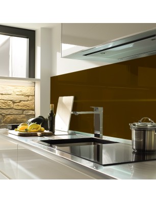 Küchenrückwand Glas 6 mm ESG Ral-Töne KRWR-8014
