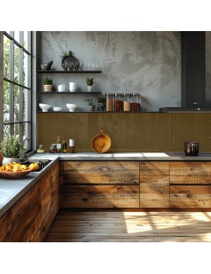 Küchenrückwand Glas 6 mm ESG Ral-Töne KRWR-8014