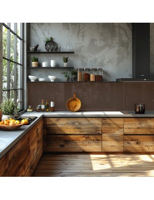 Küchenrückwand Glas 6 mm ESG Ral-Töne KRWR-8017