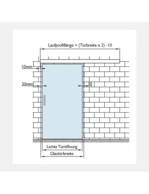 Schiebetürbeschlag SAN REMO Schwarz