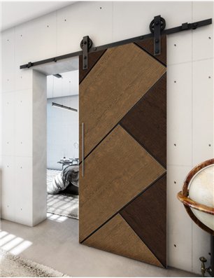 Holzschiebetür Barn-Line - Holz-Mix  Model 1026