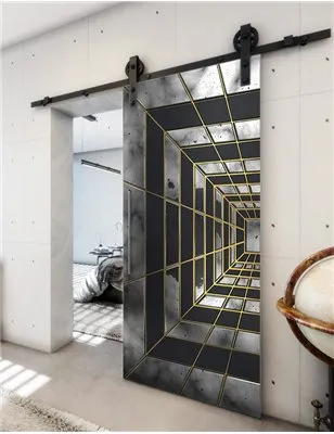 Holzschiebetür Barn-Line - Holz-Mix Model 1034