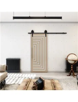 Holzschiebetür Barn-Line - Eiche und Weiss Model 1001