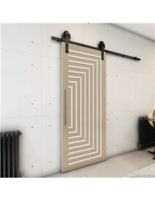 Holzschiebetür Barn-Line - Eiche und Weiss Model 1001