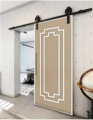 Holzschiebetür Barn-Line - Eiche und Weiss Model 1003