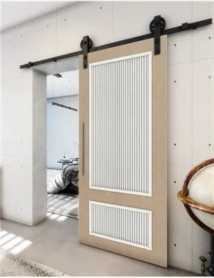 Holzschiebetür Barn-Line - Eiche und Weiss Model 1006