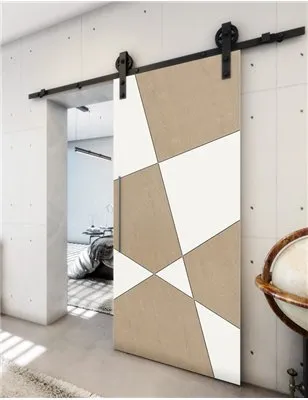 Holzschiebetür Barn-Line - Eiche und Weiss Model 1011
