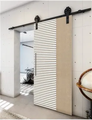 Holzschiebetür Barn-Line - Eiche und Weiss Model 1012