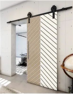 Detail Montage Bodenführung Holzschiebetür