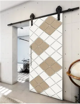 Holzschiebetür Barn-Line - Eiche und Weiss Model 1025