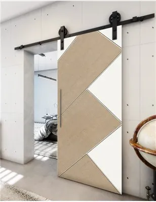 Holzschiebetür Barn-Line - Eiche und Weiss Model 1026