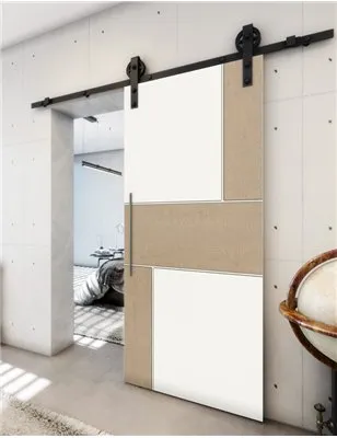 Holzschiebetür Barn-Line - Eiche und Weiss Model 1027