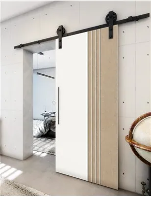 Holzschiebetür Barn-Line - Eiche und Weiss Model 1028