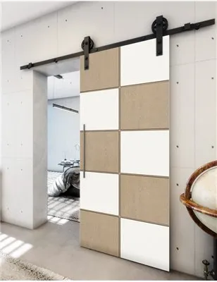 Holzschiebetür Barn-Line - Eiche und Weiss Model 1029