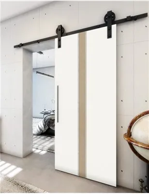 Holzschiebetür Barn-Line - Eiche und Weiss Model 1030