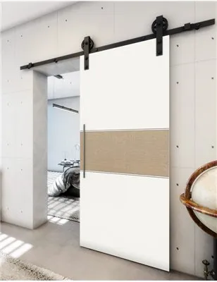 Holzschiebetür Barn-Line - Eiche und Weiss Model 1032